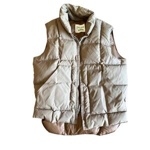 Zero Zone down feather vintage puffer vest